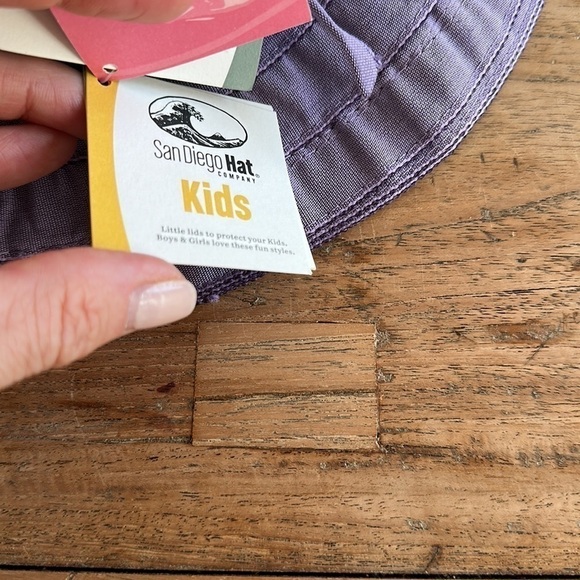 San Diego Hat Co. Purple Kids Sun Hat Size 2-4 - Picture 9 of 10